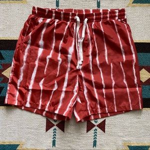 Retro Vintage Rustic Athletic Drawstring Shorts
